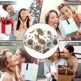 thumbnail image 5 of Wearable Blanket,White Sunflower Seed Pattern Hooded Wearable Flannel Blanket for Adults & Teens with Buckle,Winter Poncho Shawl Wrap Cape,50"x60", 5 of 5