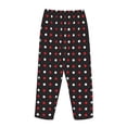 thumbnail image 5 of Haiem Red and white polka dots Women's Pajama Pants Ultra Lightweight Pjs Bottoms Sleepwear Bottom Pants With Pocket Drawstring-Large, 5 of 9