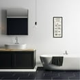 thumbnail image 2 of Laundry Room List Clothesline Typography Graphic Art Black Framed Art Print Wall Art, 2 of 7