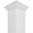 thumbnail image 5 of Ekena Millwork 6"W x 10'H Craftsman Classic Square Non-Tapered, Smooth PVC Column Kit, Crown Capital & Crown Base, 5 of 9