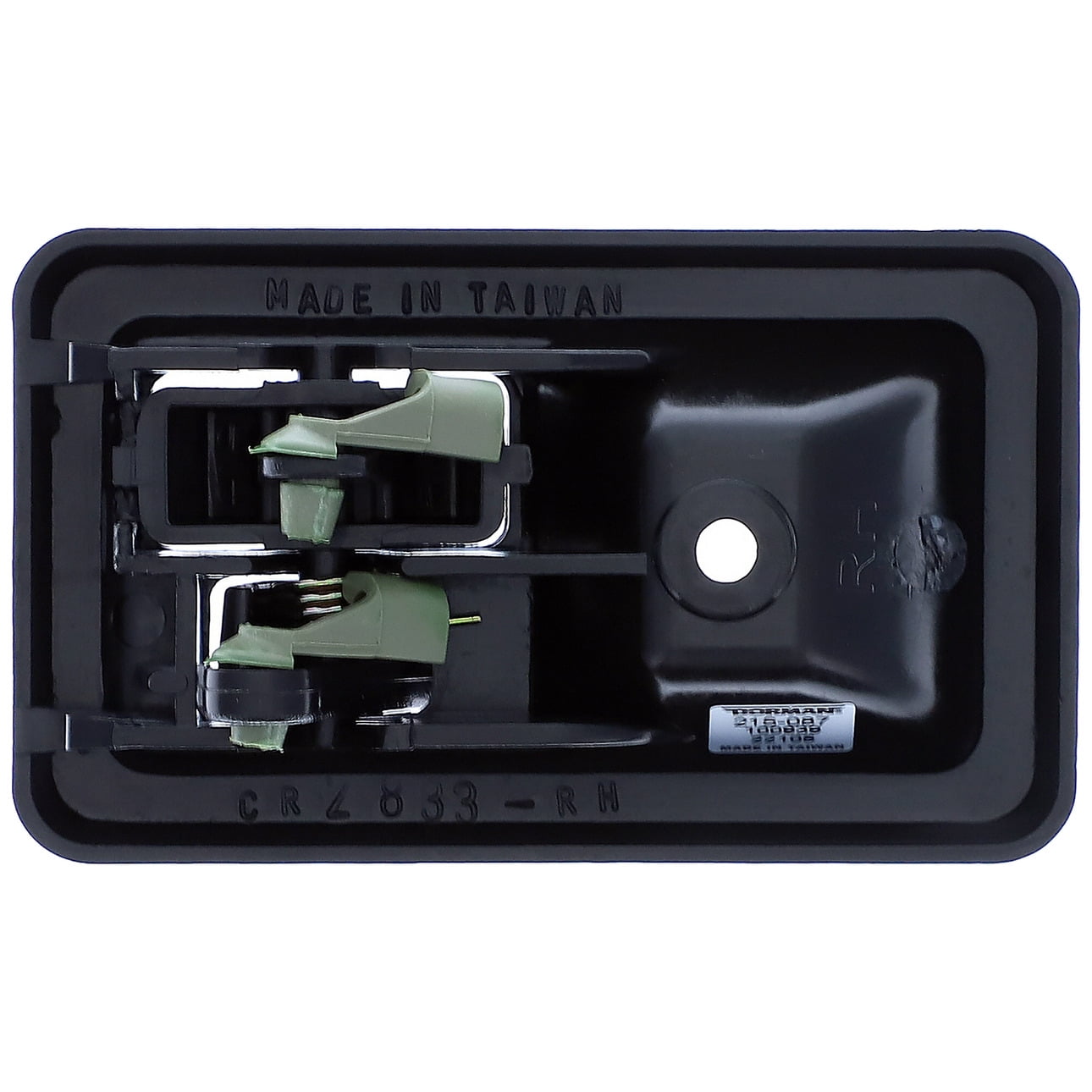 Dorman 15714 Front Passenger Side Interior Door Handle for Specific Jeep Models, Black