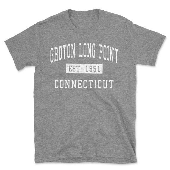 Groton Long Point Connecticut Classic Established Men's Cotton T-Shirt