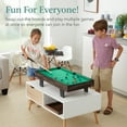thumbnail image 5 of Best Choice Products 11-in-1 Kids Combo Game Set w/ Ping Pong, Foosball, Air Hockey, 5 Accessory Bags - Dark Wood, 5 of 8