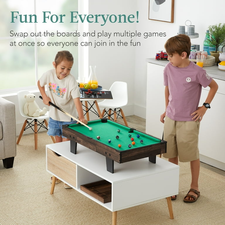 Best Choice 11-in-1 Kids Game Set: Ping Pong, Foosball, Air Hockey