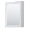 thumbnail image 2 of Wyndham Collection Daria 72" No-Sink Wood Double Bathroom Vanity in White/Gold, 2 of 3