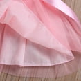 thumbnail image 3 of Toddlers Baby Girls Birthday Dress Outfits Sleeveless Vest Cute Letter Mesh Splicing Tutu Skirt +Bow Headband, 3 of 10