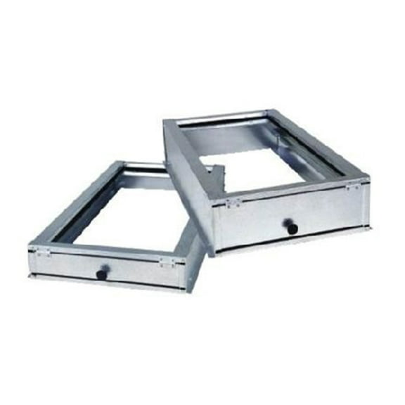 16 x 20, Filter Housing, Electric AHU, Galv Steel, Silver