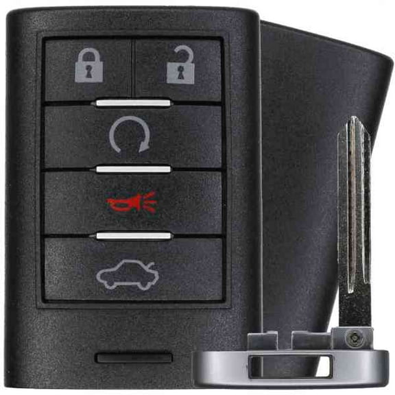 Eye4Techs Replcament Smart Key Fob for Cadillac CTS 2008 FCC M3N5WY7777A 2AOKM-GV8 Part Number 25943676 25943677