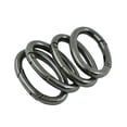 thumbnail image 4 of Mosquetón de Metal en apariencia de óvalo en apariencia de Carabiner Gancho de Paquete de 4 Cobre profundo, 4 of 7