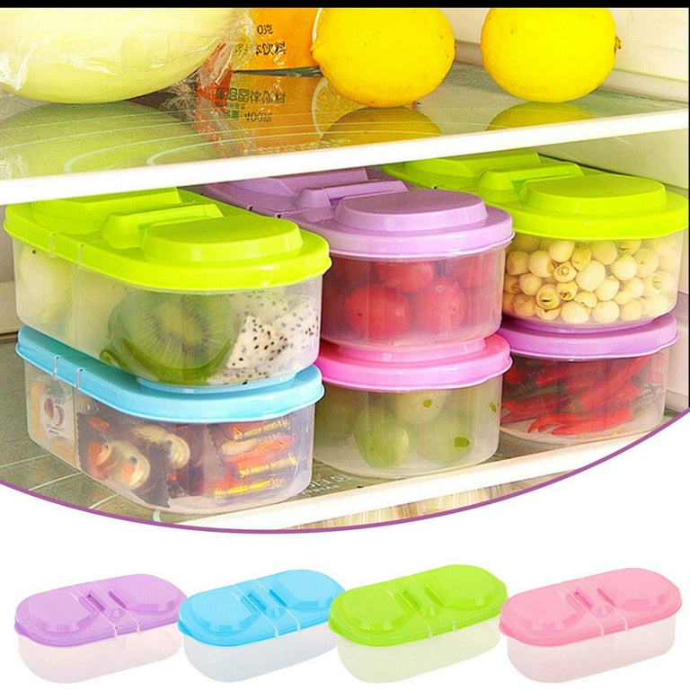  Pomeat 3Pcs Fruit Storage Containers for Fridge Organizer  Stackable Berry Containers for Fridge Vegetable Produce Storage Containers  for Refrigerator Organizer Bins with Vented Lids & Drainer: Home & Kitchen