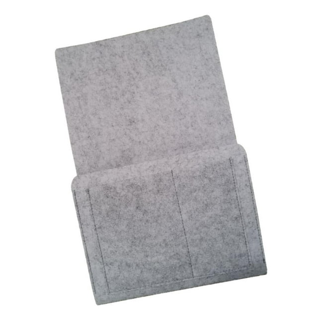 Bed Bag, Sofa Organizer slip Storage Bag, Bedside Table Bag, Hanging Storage For Mobile Phone, Glasses, Gray