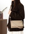 thumbnail image 3 of URSOFINE Women's Leather Crossbody Bag, Adjustable Strap Shoulder Purse, Multi-Pocket Casual Handbag for Everyday, 3 of 9