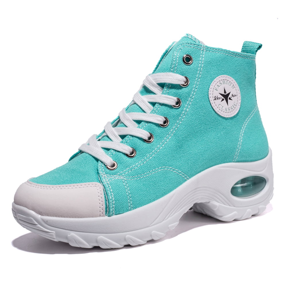 Women's High Top Canvas Sneaker Shoes Classic Fashion Lace ups Sneakers