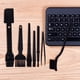 thumbnail image 2 of Juego de 7 cepillos antiestáticos para limpieza de teclados de ordenador y electrónica., 2 of 6