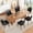 Black, variant on Sailvan Black Dining Chairs Set of 2, Leather Dining Room Chairs,  Modern Kitchen Chairs With Cushion Seat, Mid Century Style Living Room Chairs With Adjustable Metal Legs, Easy Assembly