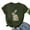 1-Army Green, variant on REORIAFEE Easter Shirts for Women 2025 Graphic Short Sleeve Shirts Crew Neck Funny Fashion Tees Casual Comfy Tops Army Green L