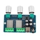thumbnail image 1 of Placa amplificadora de potencia digital DC 12 V, placa amplificadora de potencia de subwoofer digital estéreo de 2,1 canales, 1 of 12