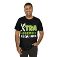 thumbnail image 6 of Funny Amputee T-Shirt “Extra assembly required V1” Humor Crew Neck T-Shirt, 6 of 6