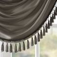 thumbnail image 4 of Elena Faux Silk Waterfall Embellished Valance Pewter 38x46", 4 of 5
