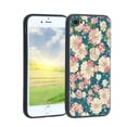 thumbnail image 1 of Compatible with iPhone SE 2020 Phone Case, Vintage-Floral-Flower25 Case Men Women, Flexible Silicone Shockproof Case for iPhone SE 2020, 1 of 1