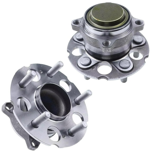 Detroit Axle - FWD Rear Wheel Bearing Hubs for Acura 2013-2018 RDX, 2012-2016 Honda CR-V, 2 Wheel Bearing and Hubs Assembly Replacement Pair Hubs