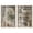 Blonde Frame, variant on Shifting Strata Duo Shadowbox Print Abstract Wall Decor Set by Art Remedy, Black Frame, 10 x 15