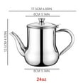thumbnail image 3 of Hot Sales! Bacon Grease Container With Mesh Strainer 32Oz 24Oz Stainless Steel Oil Storage Pot For Storing Frying Oil And Cooking Grease Clearance!, 3 of 9