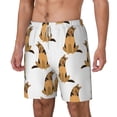 thumbnail image 2 of Balery German Shepherd Dog Mens Swim Trunks Swim Shorts for Men Quick Dry Inseam Beach Shorts with Compression Liner Pocket-X-Large, 2 of 9