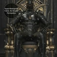 thumbnail image 4 of AI Shower Curtain Black King (2) Waterproof Fabric Bathroom Shower Curtain Set with Hook 72x72 Inch, 4 of 5