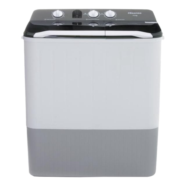 Lavadora de 13 kg Hisense Doble Tina WSA1302P_DPY Color Blanca
