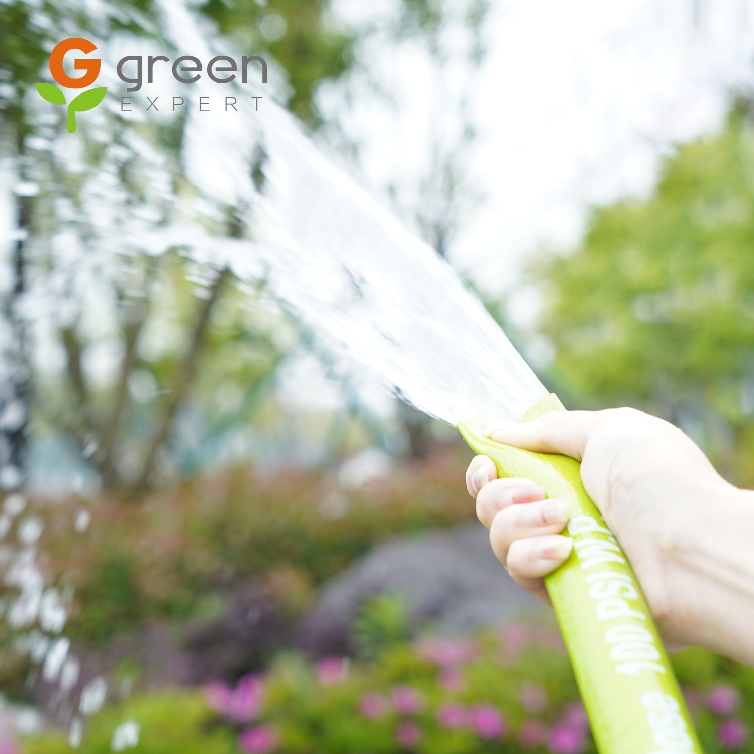 Green Expert 1.5" ID PVC Lay-Flat Discharge Hose Pump Draining Kit Heavy Duty Pool Filter Backwash Hose Great for Water Disposal in Garden Pond Flooded House 50 Feet Length