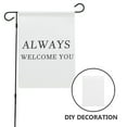 thumbnail image 6 of WEAVILUX 6Pcs Solid White Garden Flags for Yard Decor DIY Blank Banner Durable and Fade Resistant, 6 of 8