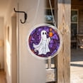 thumbnail image 4 of Halloween Sun Catcher for Window Hanging, Wooden Puzzle Ghost Witch Acrylic Stained Glass Decor for Windows Door Wall, House Warming Gift for Puzzle Lovers by MPOISVA, 4 of 7
