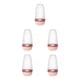 thumbnail image 1 of Inteprter Dispensador portátil Botella de gran capacidad Botellas de almacenamiento de silicona Artículos de tocador Contenedor 80ML Rosa 5piezas, 1 of 6