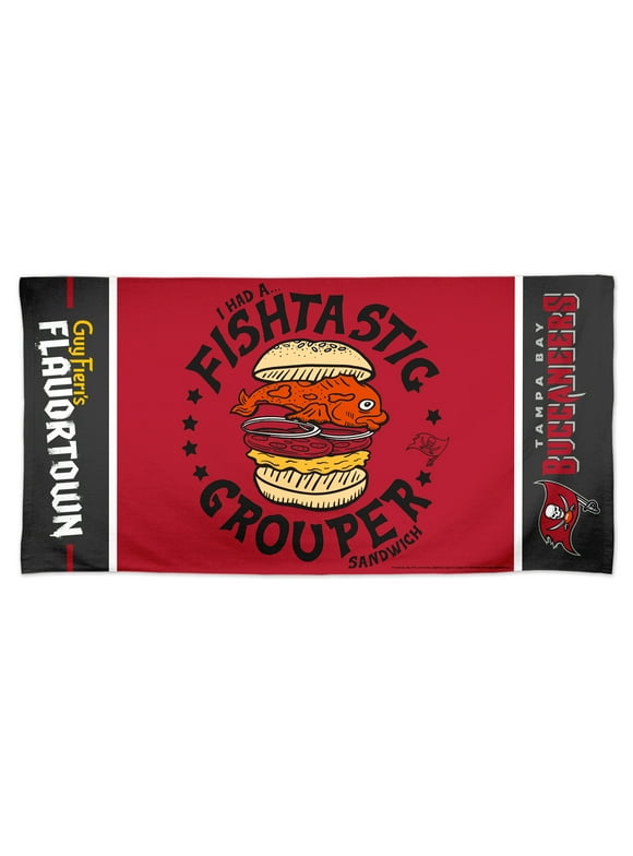 WinCraft Tampa Bay Buccaneers NFL x Guy Fieri-s Flavortown 30" x 60" Spectra Beach Towel
