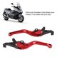 thumbnail image 5 of M Buder 1 Par Palancas de Freno y Embrague de Motocicleta de Aleación de Aluminio CNC Ajustables Ergonómicas para XMAX 400 2013-2021 Rojo, 5 of 9
