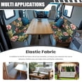 thumbnail image 3 of Uorisanigo RV Dinette Cushion Covers Washable Hawaiian Flower Leaves Camper Cushion Cover Booth Seats Easy Installation Camper Cushions Cover for RV Campers Car Bench, 3 of 7