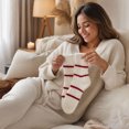 thumbnail image 5 of Busydd 6‑Pack Christmas Socks for Women Winter Fashion Thermal Warm Socks Comfortable Casual Holiday Fuzzy Cotton Socks, 5 of 5