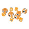 thumbnail image 1 of Uxcell 12mm/16mm Bolas de Ojo Malvado, 10 Pcs Charm de Ojo Malvado Turco de Resina con Gran Agujero para Conector de Pendiente para Hacer Pulseras, Collares, Aretes, Naranja, 1 of 7