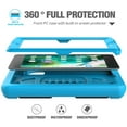 thumbnail image 4 of AVAWO Kids Case for iPad Mini 1 2 3 (Just fit Mini 1/2/3, Not Fit Mini 4/5)- Built-in Screen Protector Light Weight Shockproof Kids Cover for 7.9" iPad Mini 1st & 2nd & iPad Mini 3rd Generation - Blue, 4 of 9