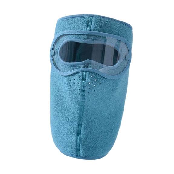 Fzaqwen Winter Face Mask Detachable Goggles Balaclava Anti Fog Men Women Winter Mask for Blue
