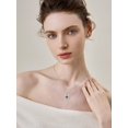 thumbnail image 4 of TANGPOET Tahitian Black Pearl Compass Necklace For Women Sterling Silver Real Tahitian Pearl Jewelry For Women Wife Mom Mother Grilfriend, 4 of 5