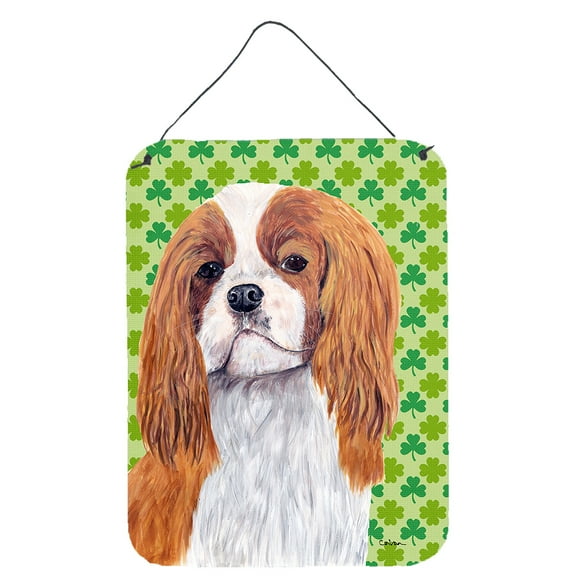 Cavalier Spaniel St. Patrick's Day Shamrock Wall or Door Hanging Prints