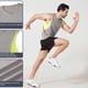 thumbnail image 1 of Chaleco deportivo para hombre, de verano, estilo europeo y americano, holgado, fino, para entrenamiento al aire libre, con costuras, transpirable, ropa para correr de secado rápido para hombre, 1 of 3