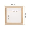 thumbnail image 2 of Unique Bargains Silk Screen Printing Frame Kit 11x11cm Wooden with 120 Mesh, 3 Pieces, 2 of 7