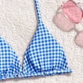 thumbnail image 7 of mgoYE Girl Swimsuits Size 7-8 Girls Swimsuit Two Piece Tankini Swimsuits with Boyshort Ruched Bathing Suit Color Block Teen Girls' Swimwear(Blue,11-12 Years), 7 of 7