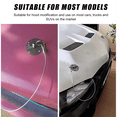 thumbnail image 5 of Hood Pins Kit for Car, Hood Pin Plate Lock Clip Kit, Universal Engine Hood Pins Bonnet Locking Catch Clip Kits, 5 of 5