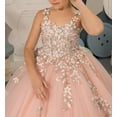 thumbnail image 4 of Drtj Tulle Flower Girl Dresses Wedding Floral Appliques Princess Pageant Birthday Party Ball Gown, 4 of 6