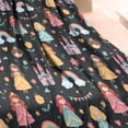 thumbnail image 3 of Black Princess Castle Rainbow Pattern Blanket,Comfortable Soft Lamb Wool Throw Blanket,All Season,Warm Lightweight Blankets for Sofa Bed Couch Living Room Chair,30"x40", 3 of 4