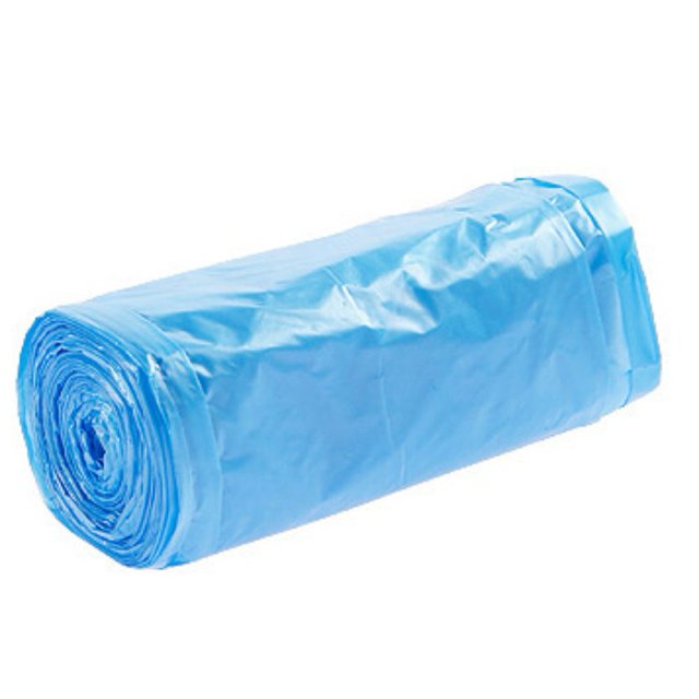 Newly Upgraded Version 5 PACKS Office Desk Small Trash Bags Mini Recycling Garbage Trash Can Bags Disposable Bags for Car Bathroom Kitchen Under Cabinet Blue